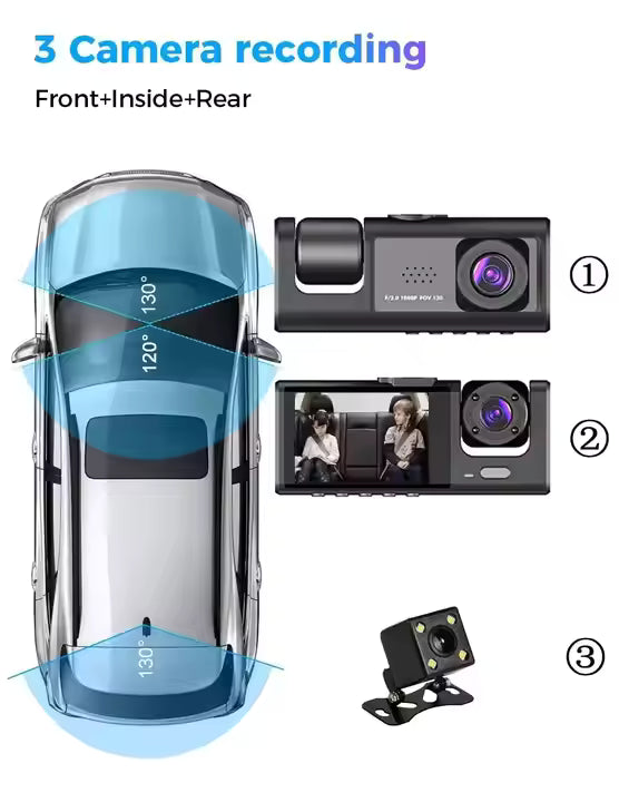 🚗 CÁMARA DASH CAM 1080P - SEGURIDAD Y CLARIDAD EN CADA VIAJE 🎥